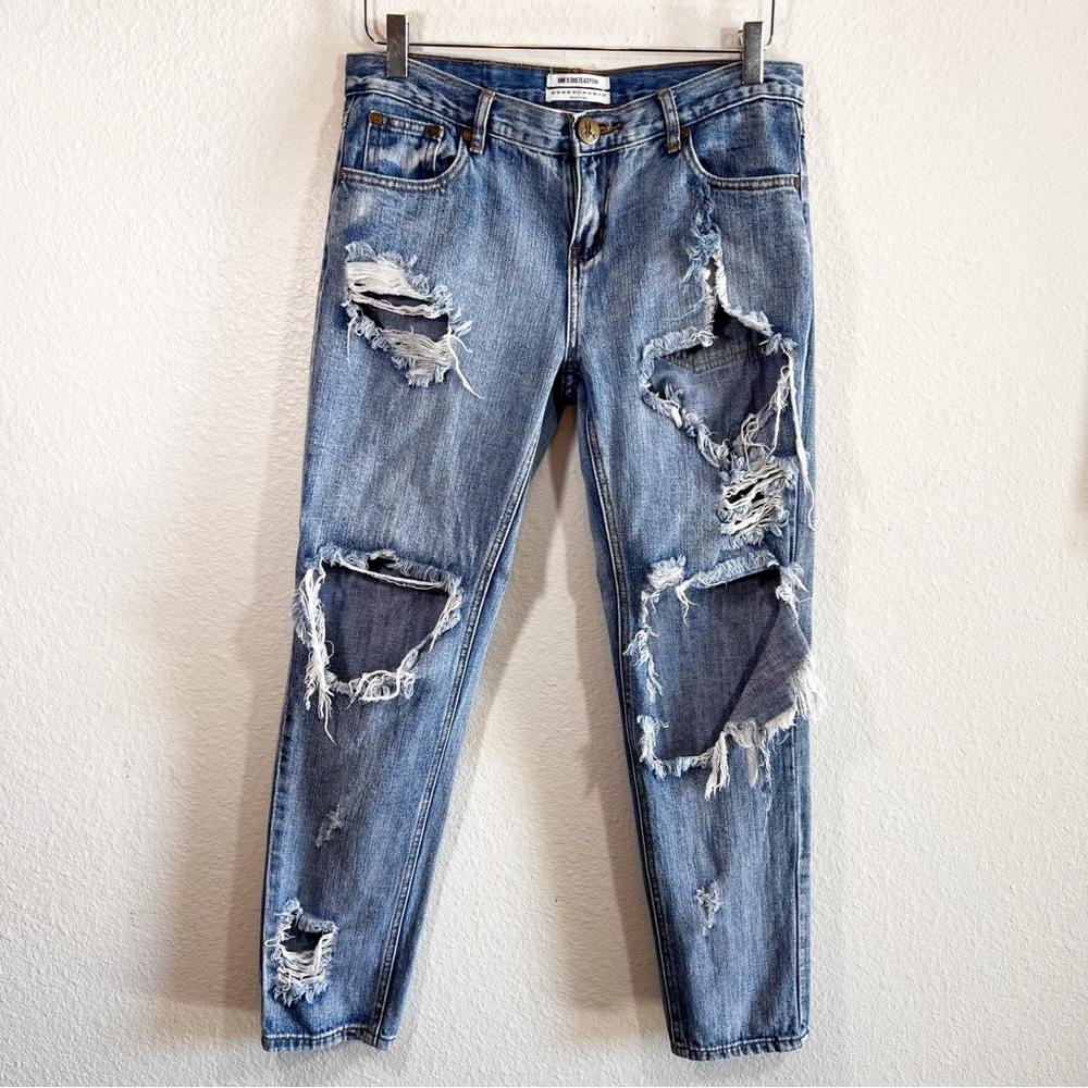 ONE TEASPOON awesome baggies boyfriends jeans distressed - Picture 2 of 9